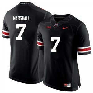 Men's Ohio State Buckeyes #7 Jalin Marshall Black Nike NCAA College Football Jersey Hot YIQ4044MV